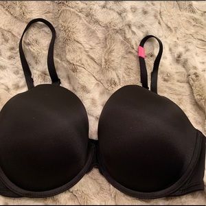 Victoria’s Secret “Pink” bra 34DD black